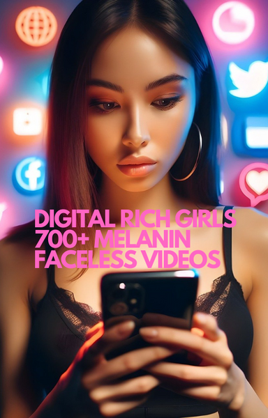 DIGITAL RICH GIRLS 700+ FACELESS MELANIN VIDEOS   (FREE 111 EBOOK IDEAS AND SOCIAL MEDIA CONTENT VAULT DOWNLOAD WITH PURCHASE)